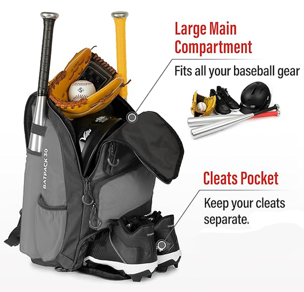 Premium Pitching Ninja Baseball Backpack