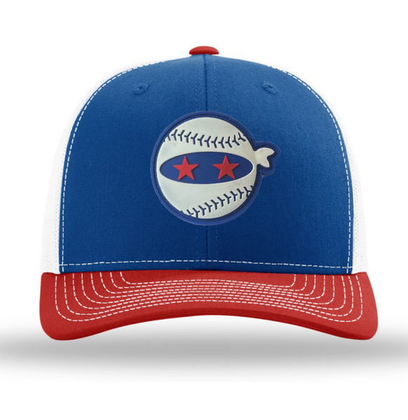 Red, White and Blue Star Eyes Hat