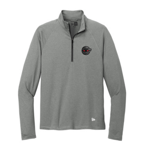Demon Eyes Half Zip Shadow Gray