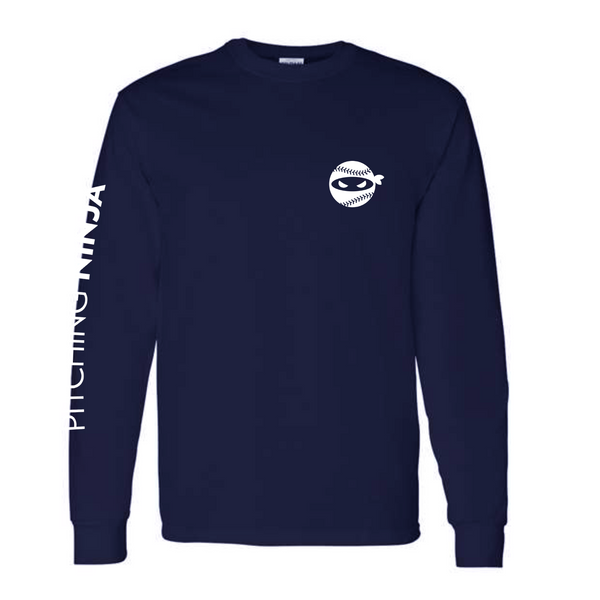 Navy Long Sleeve Logo