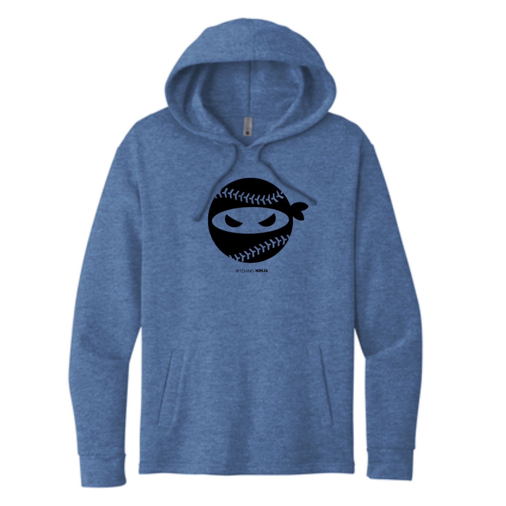 Heather Blue Hoodie – Pitching Ninja
