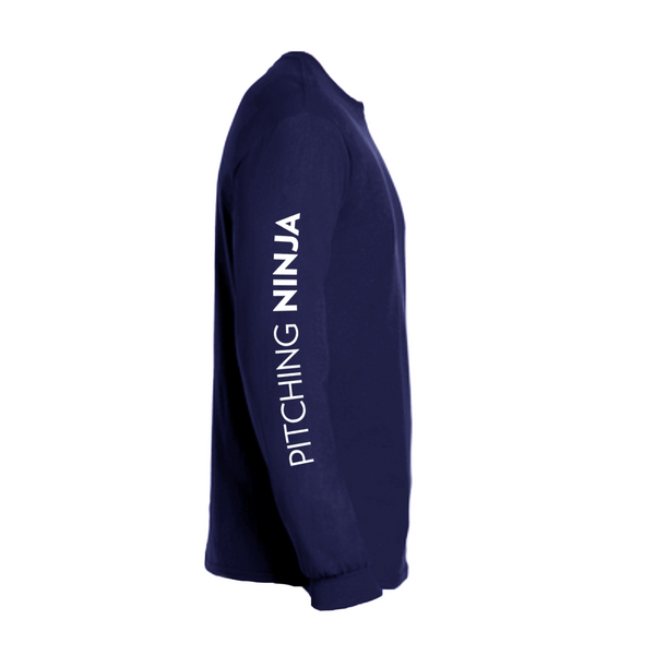 Navy Long Sleeve Logo